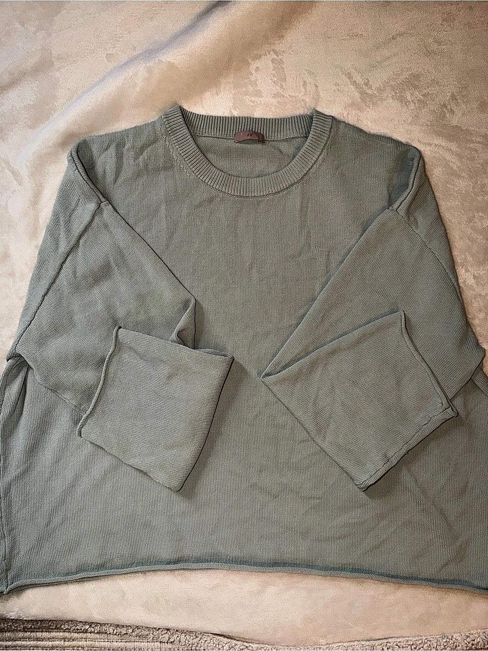 H&M Green Long Sleeve Sweater